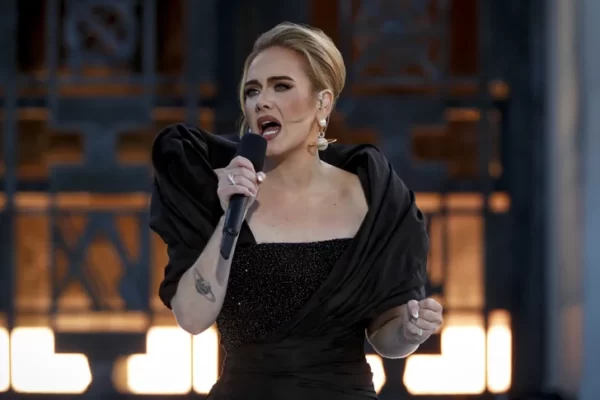 Adele Black Schiaparelli Gown at Her ‘One Night Only’ Special