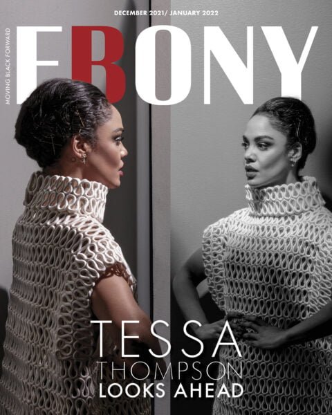 Tessa Thompson Serves Old Hollywood Glam For EBONY Dec/January Cover