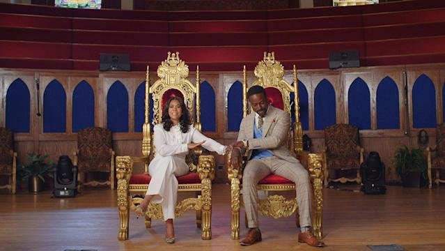 Regina Hall Sterling K. Brown ‘Honk for Jesus’ Movie in Theaters & Streaming on Peacock Sept. 2nd