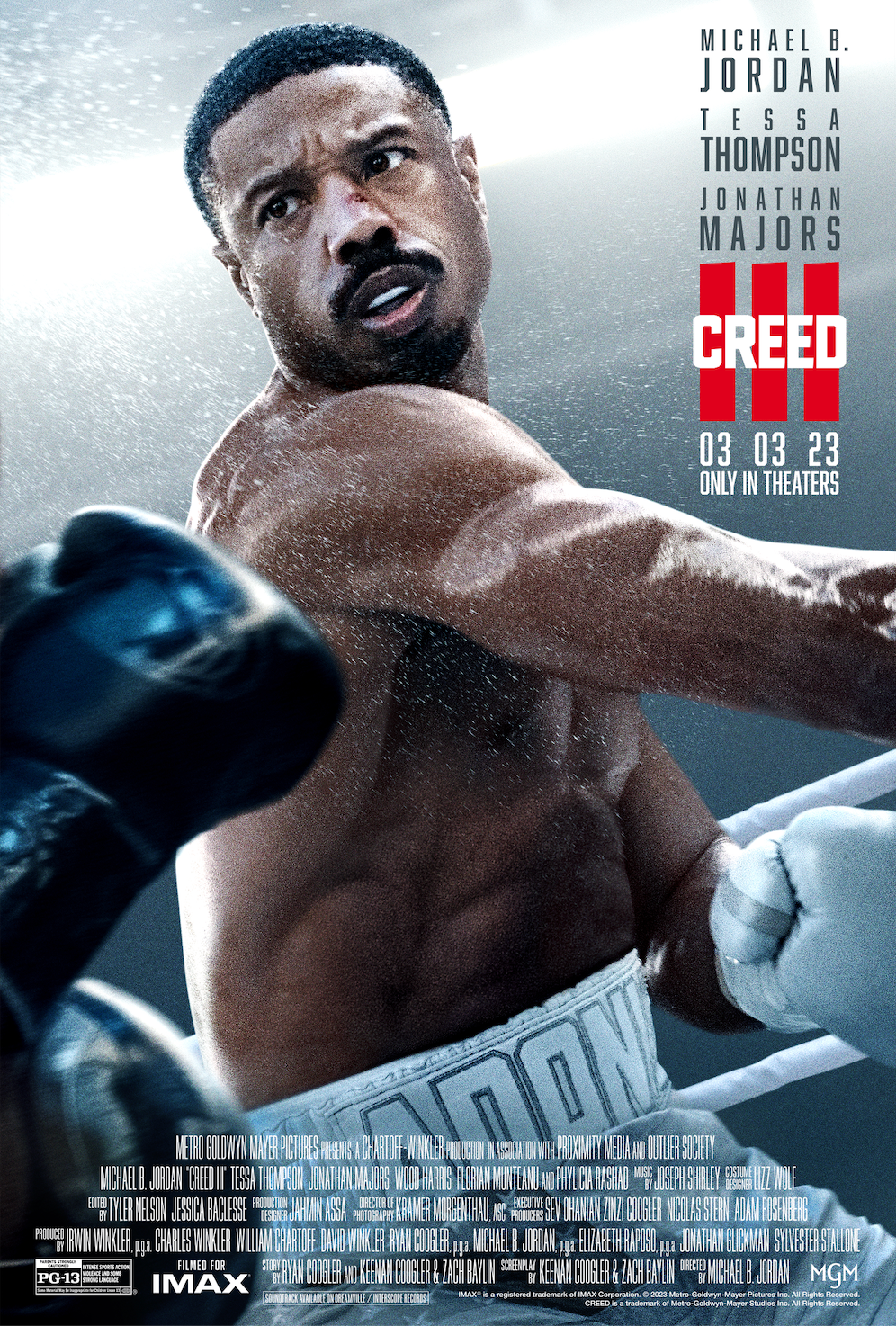 new action poster for CREED III