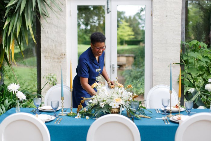 black wedding planner